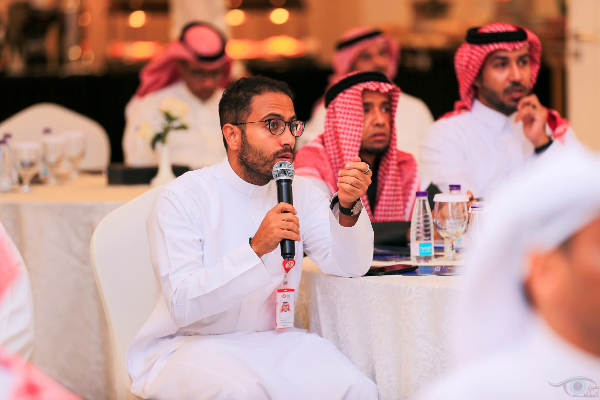 A participating company representative speaking during the Season 2 orientation meeting